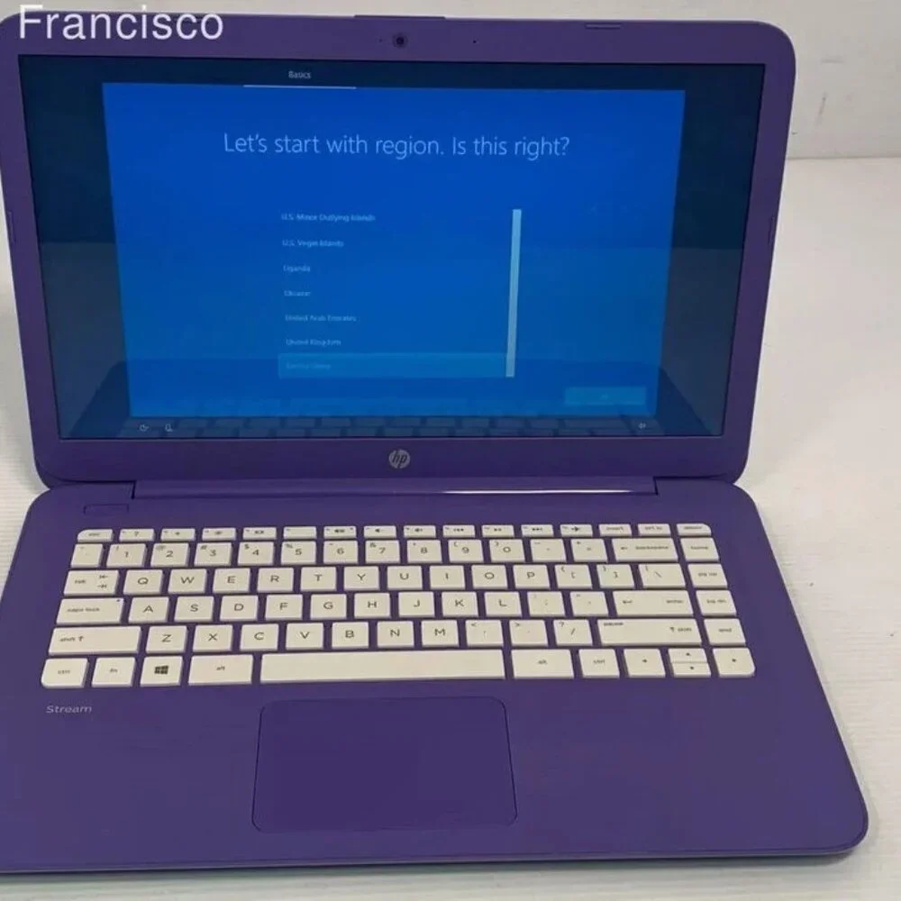 HP Stream 14 Laptop Purple